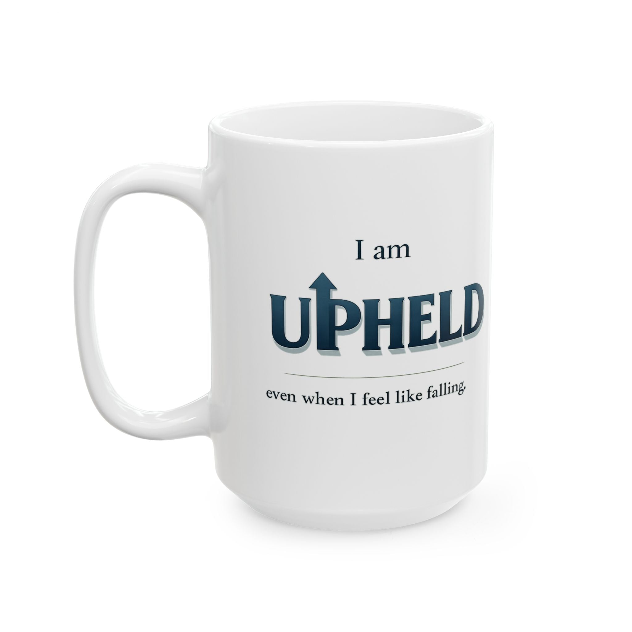 Christian Inspirational Ceramic Mug - “Unfazed” Faith Coffee Cup