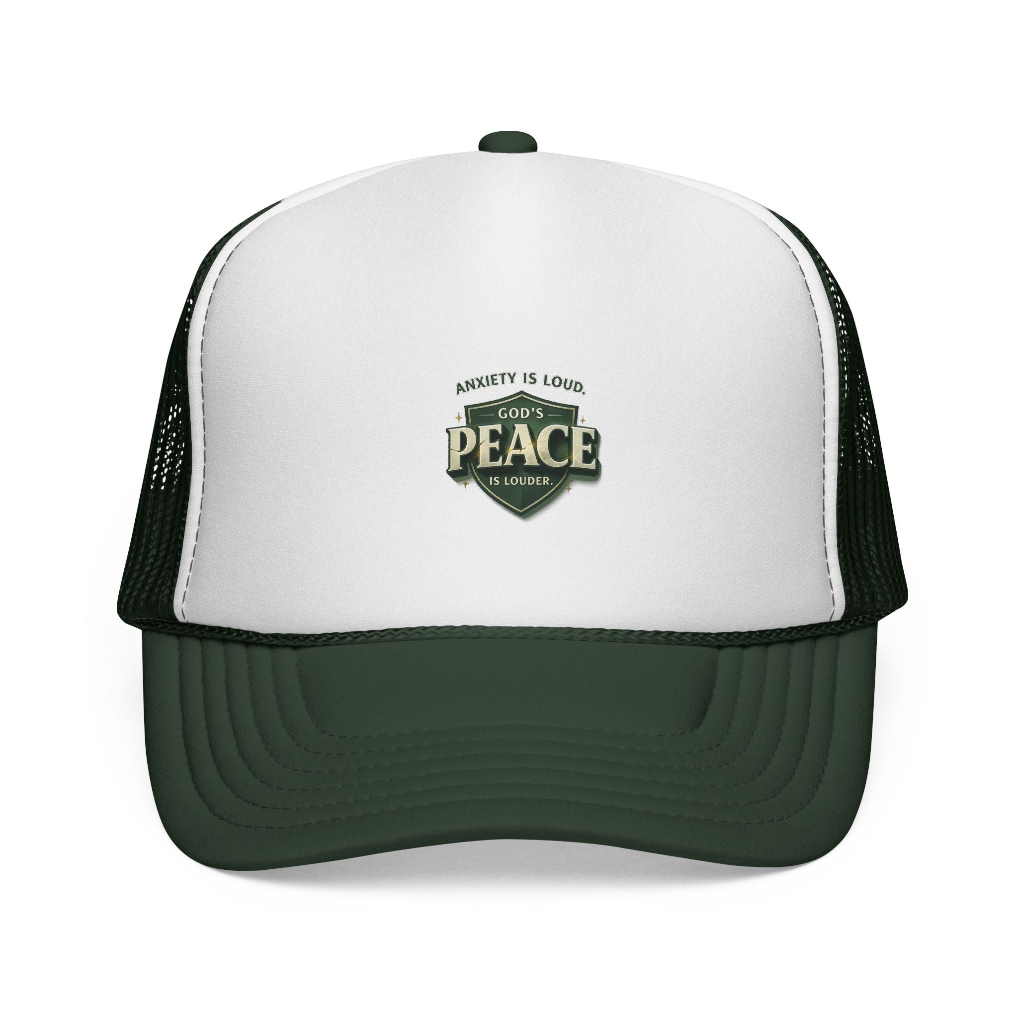 Anxiety Is Quiet, God’s Peace Is Louder – Christian Trucker Hat | Faith Baseball Cap | Religious Gift | Free Shipping
