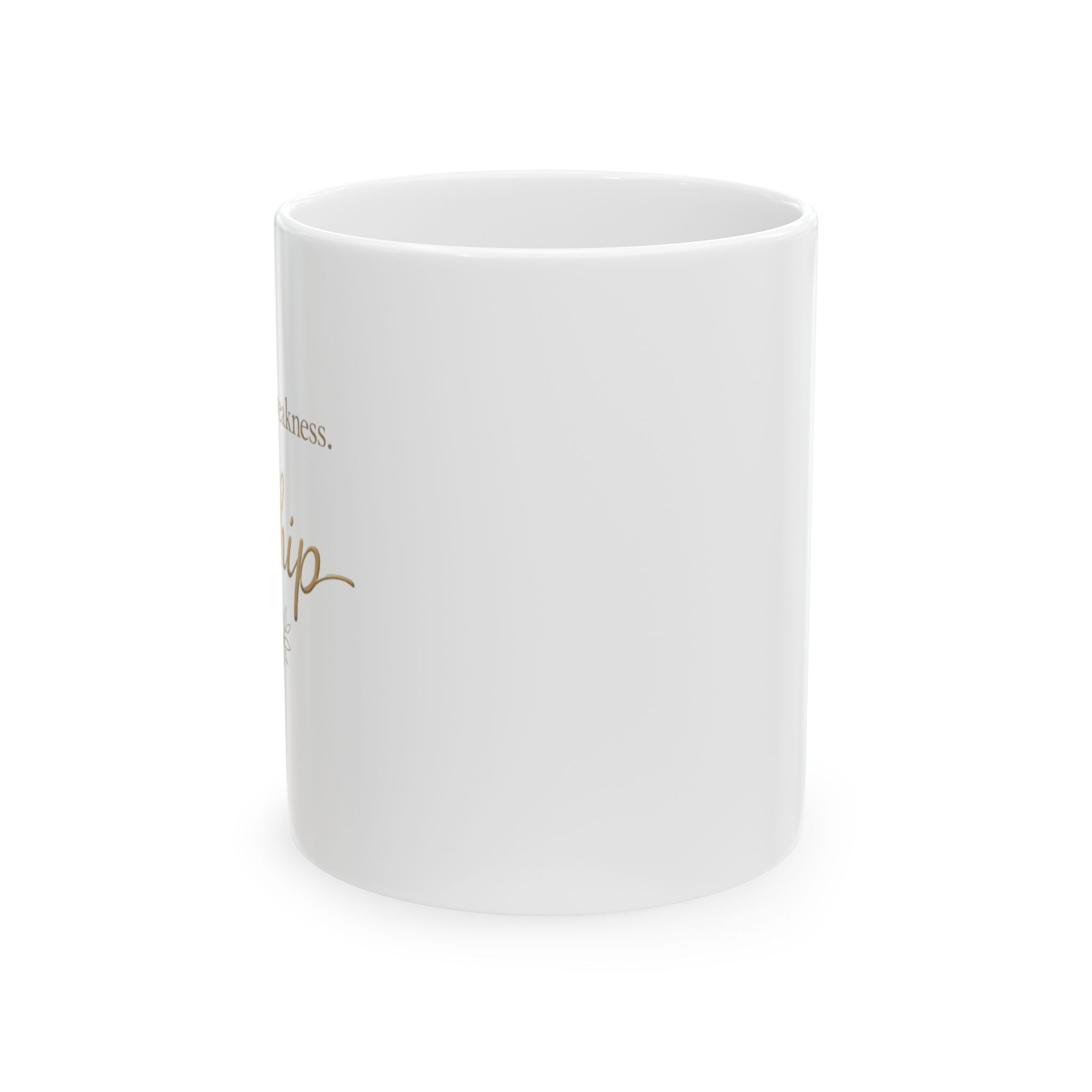 Christian Inspirational Mug - “Rest Is Not Weakness, It Is Worship” Coffee Cup