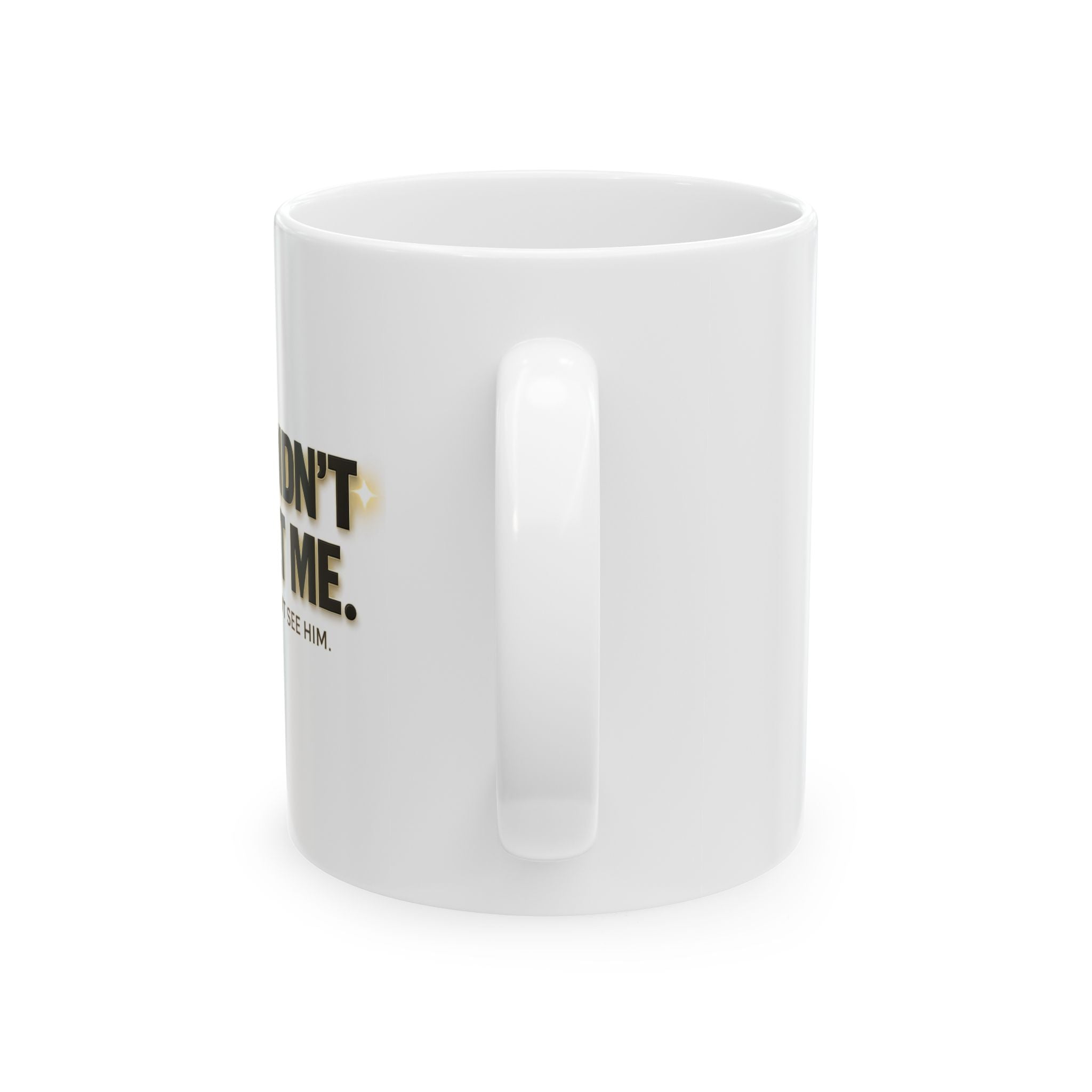 Christian faith coffee mug — ceramic Bible quote gift for believers