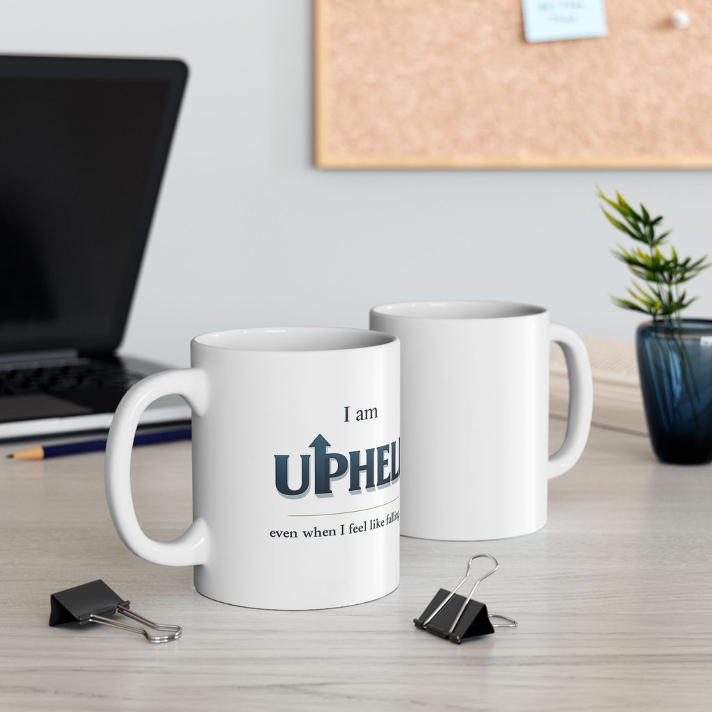 Christian Inspirational Ceramic Mug - “Unfazed” Faith Coffee Cup