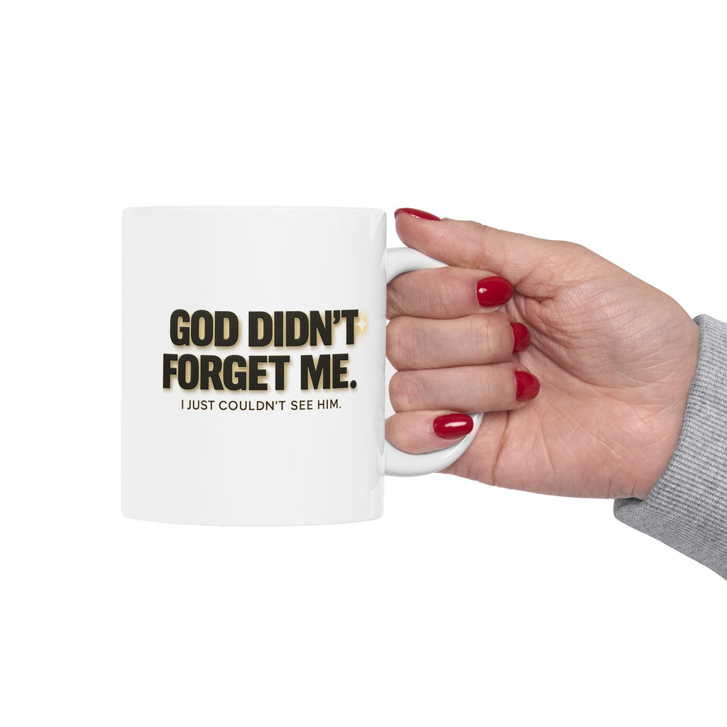 Christian faith coffee mug — meaningful gift for believers who feel unseen