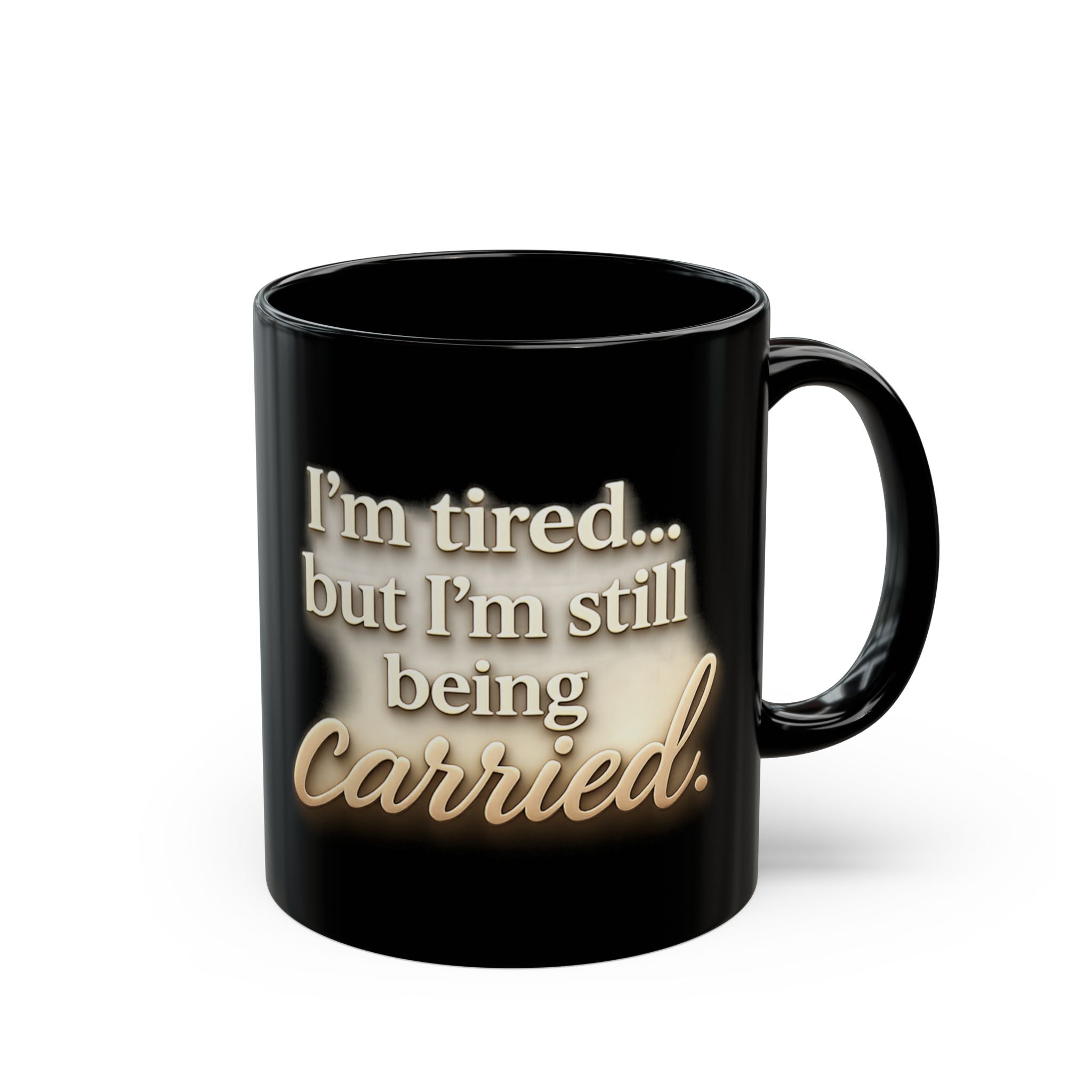 Christian faith encouragement mug — meaningful gift for tired believers