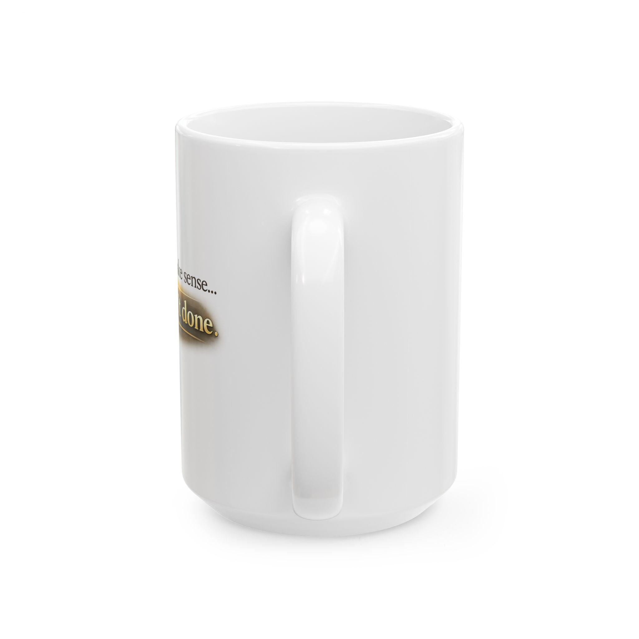 Christian faith encouragement mug showcasing an uplifting message for believers facing challenges.