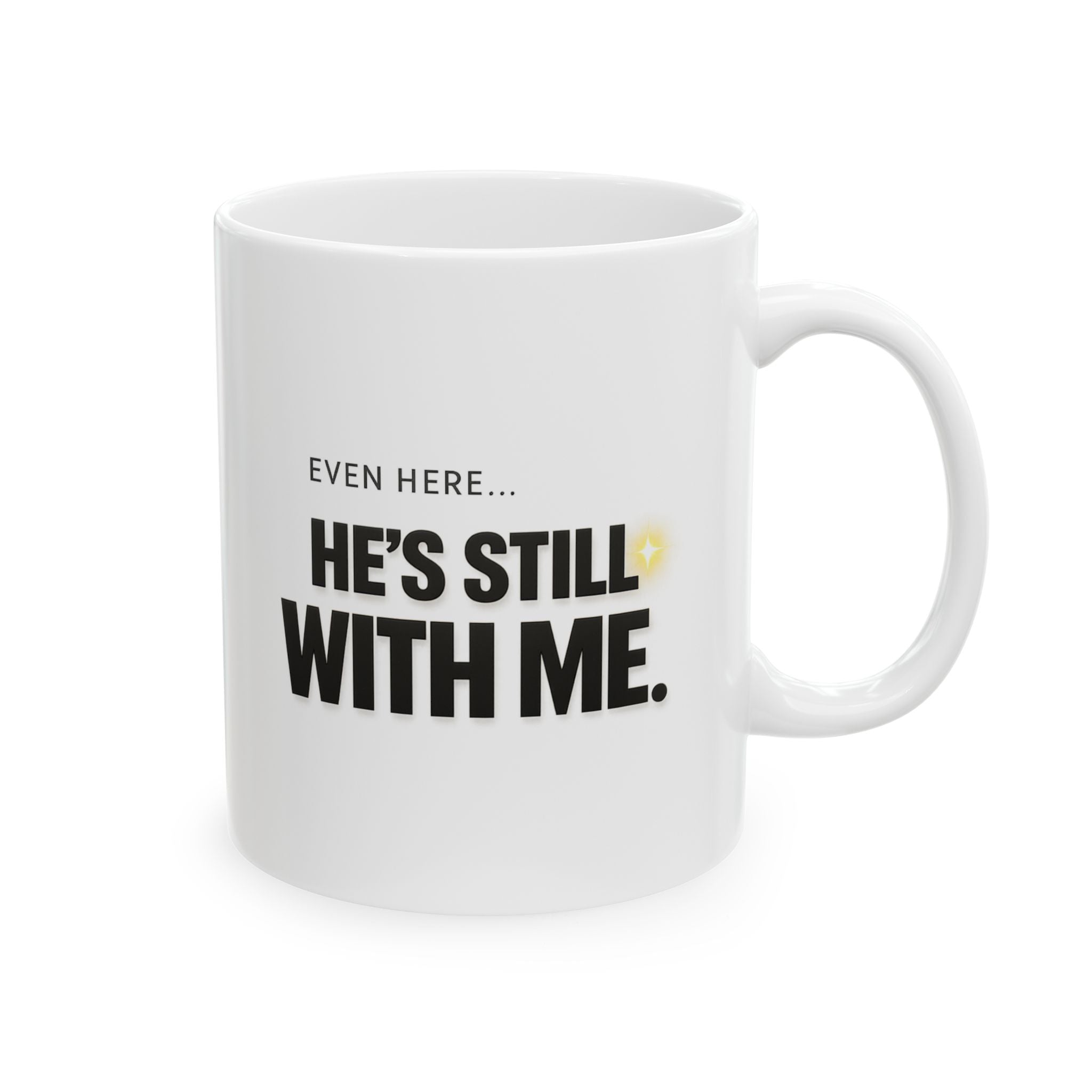 Christian faith coffee mug — ceramic inspirational gift for believers