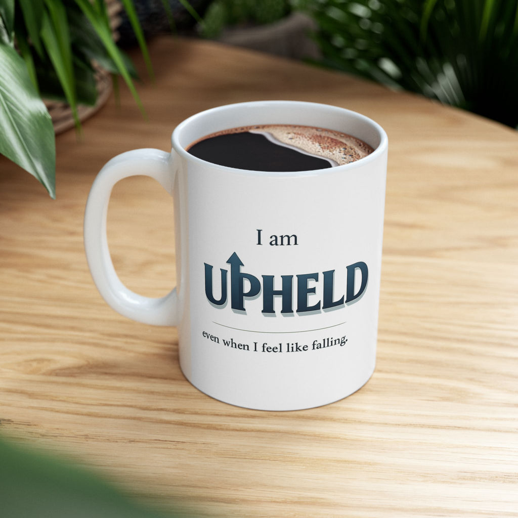 Christian Inspirational Ceramic Mug - “Unfazed” Faith Coffee Cup