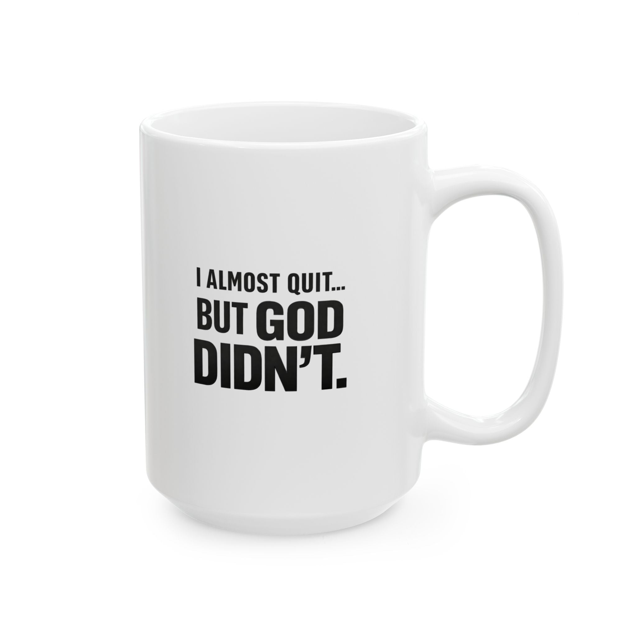 Christian faith encouragement mug gift idea for church friends and prayer partners