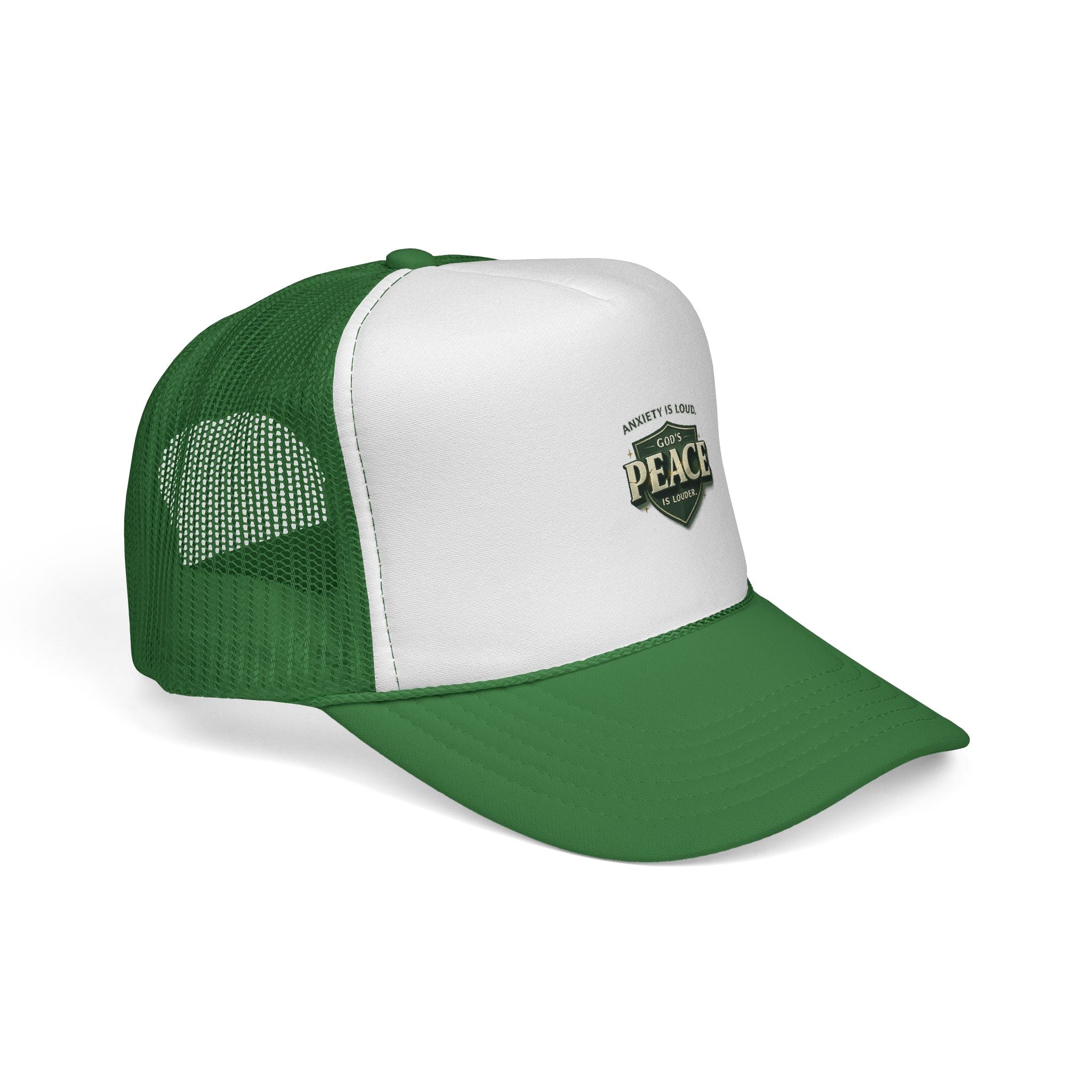 Anxiety Is Quiet, God’s Peace Is Louder – Christian Trucker Hat | Faith Baseball Cap | Religious Gift | Free Shipping