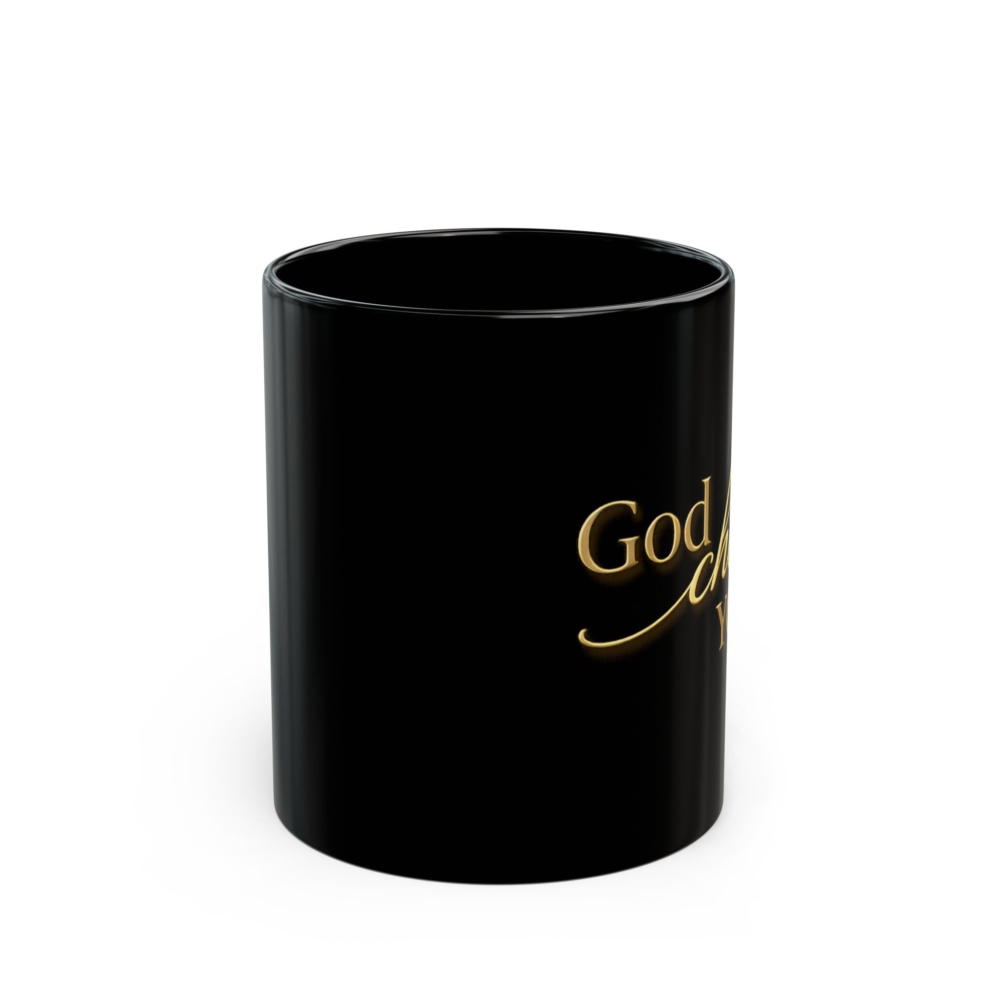 Christian faith coffee mug quote close-up — God Chose You