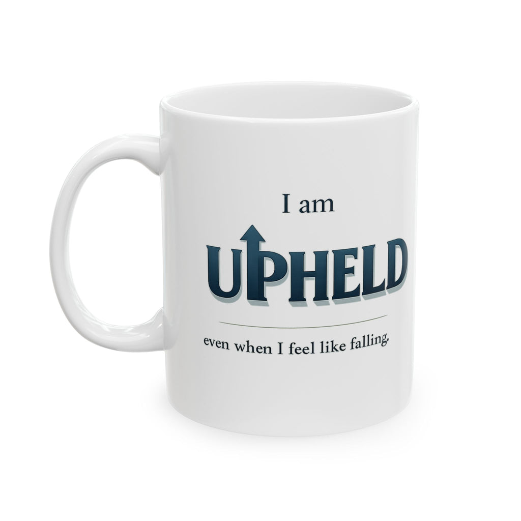 Christian Inspirational Ceramic Mug - “Unfazed” Faith Coffee Cup