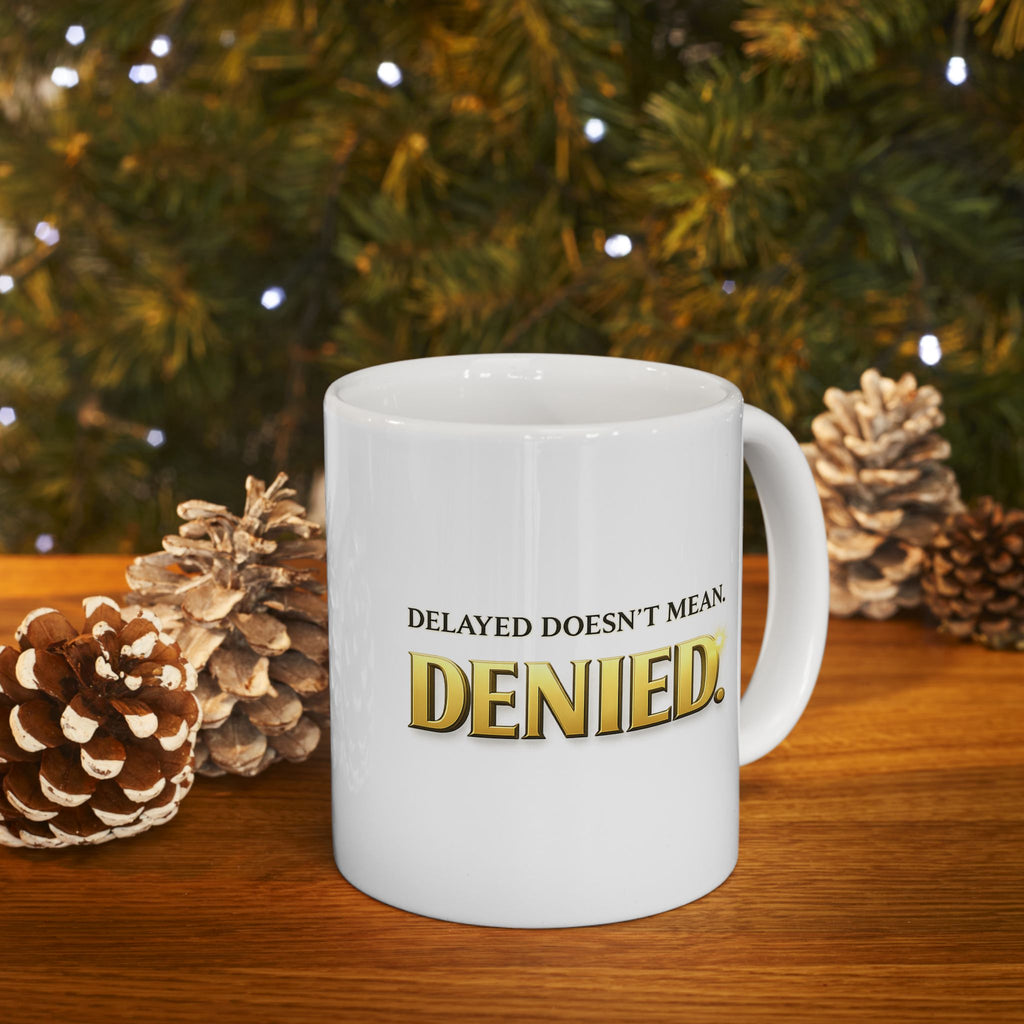 Christian faith coffee mug — inspirational Bible quote ceramic gift