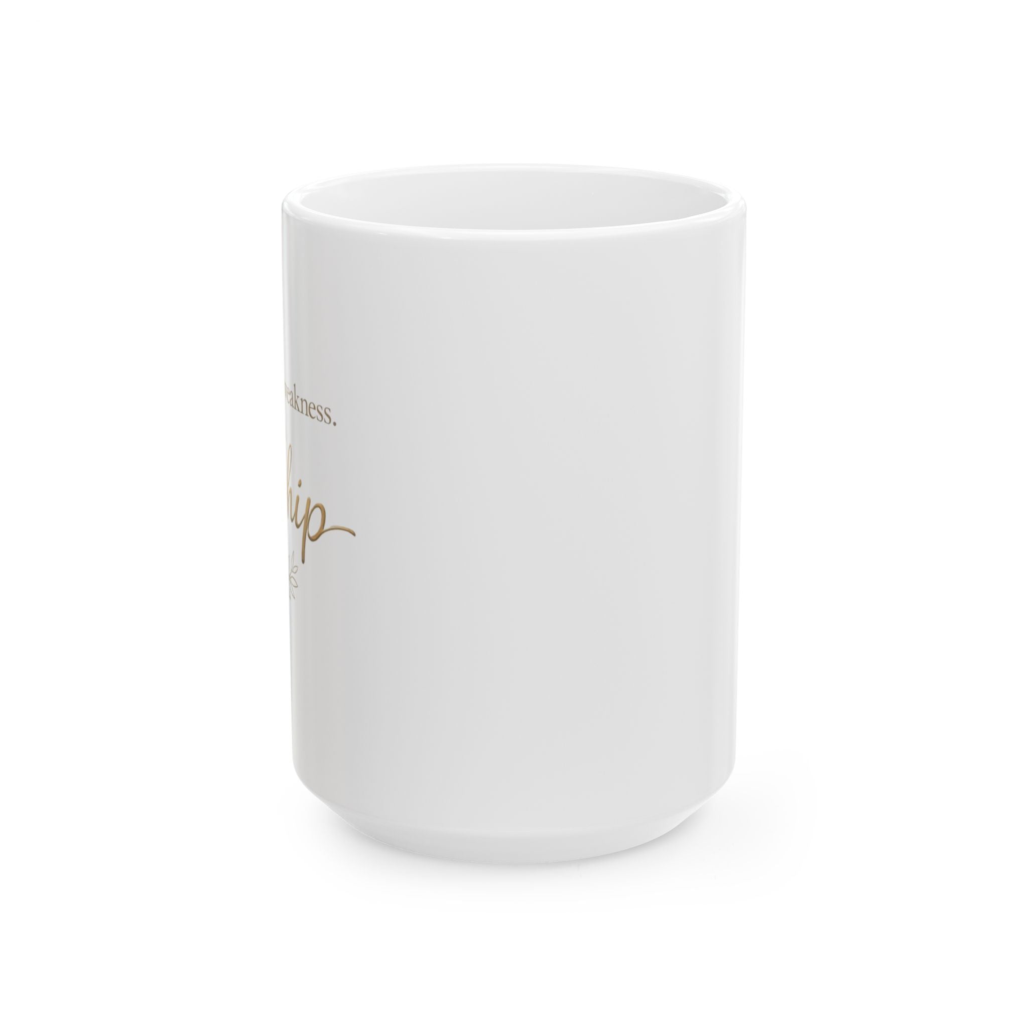 Christian Inspirational Mug - “Rest Is Not Weakness, It Is Worship” Coffee Cup