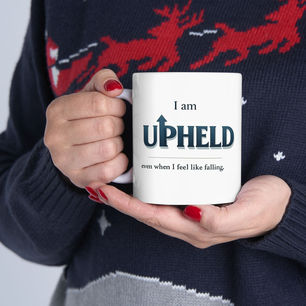 Christian Inspirational Ceramic Mug - “Unfazed” Faith Coffee Cup