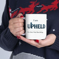 Christian Inspirational Ceramic Mug - “Unfazed” Faith Coffee Cup