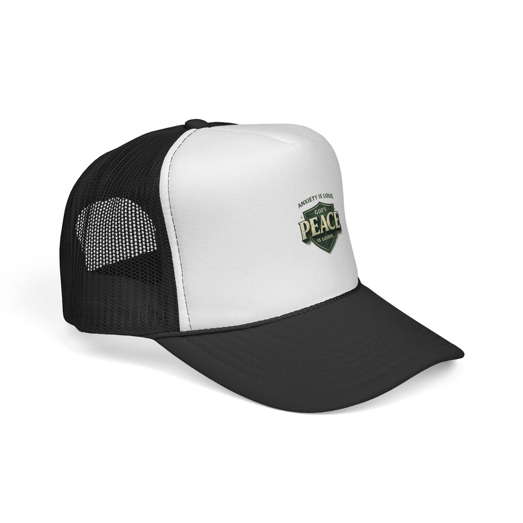 Anxiety Is Quiet, God’s Peace Is Louder – Christian Trucker Hat | Faith Baseball Cap | Religious Gift | Free Shipping